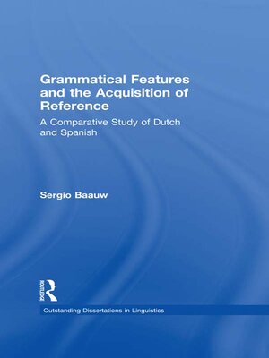 cover image of Grammatical Features and the Acquisition of Reference